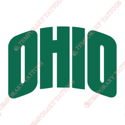 Ohio Bobcats Customize Temporary Tattoos Stickers NO.5741